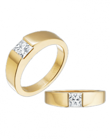 Два кольца с бриллиантами Cartier Tank