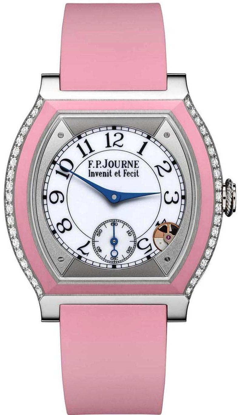 F.P. Journe Elegante Elegante 40 mm Titanium Inserts and 2 Rows of Diamonds
