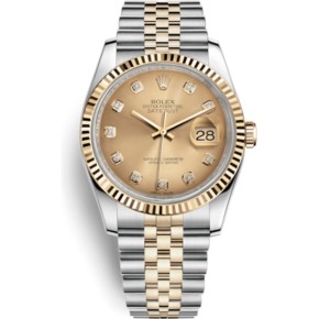 Rolex Datejust 36mm Steel and Yellow Gold