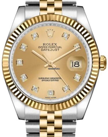 Rolex Datejust 36mm Steel and Yellow Gold