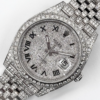 Rolex Datejust 41mm Steel Custom Diamonds