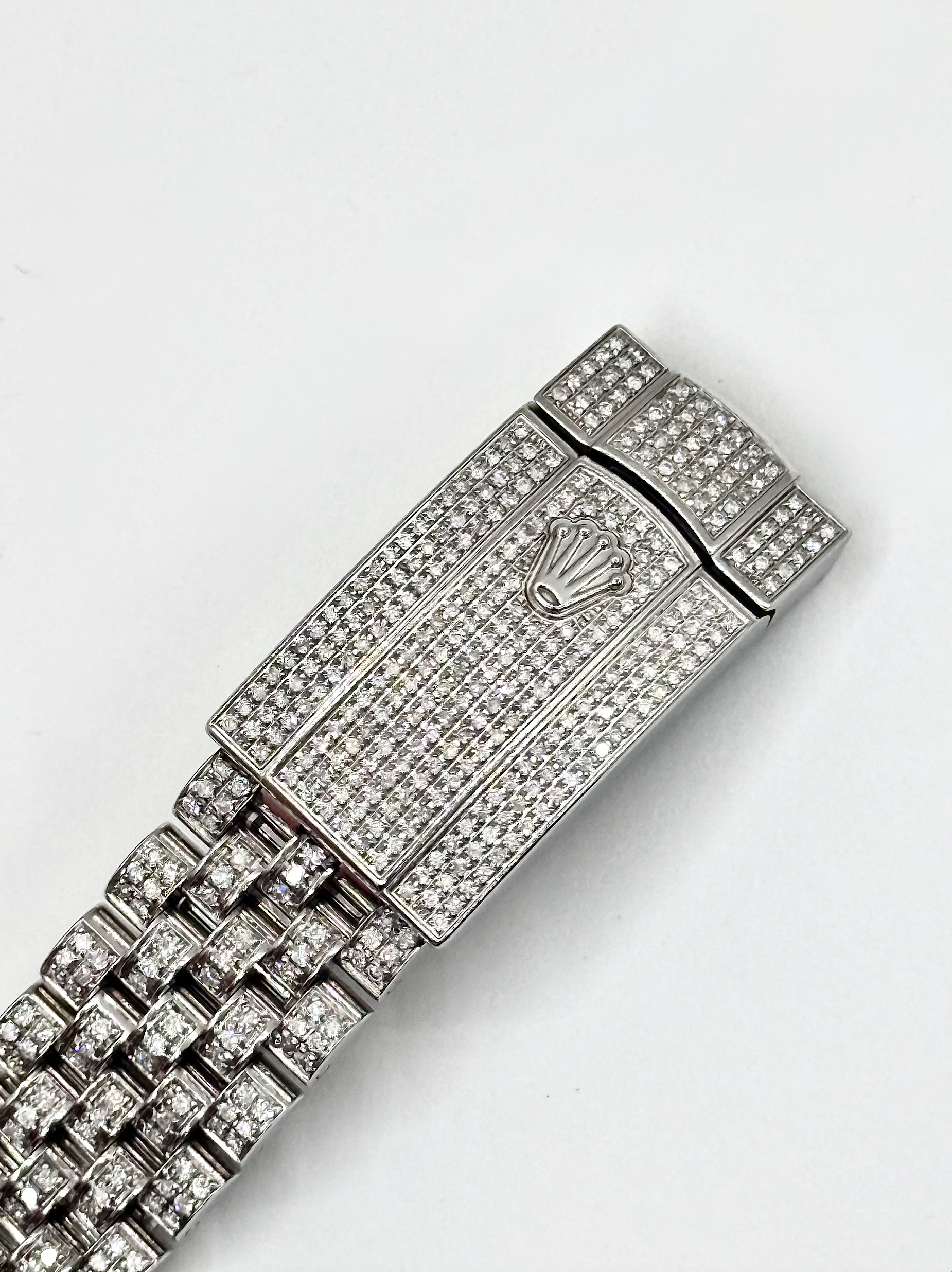 Rolex Datejust 41mm Steel Custom Diamonds