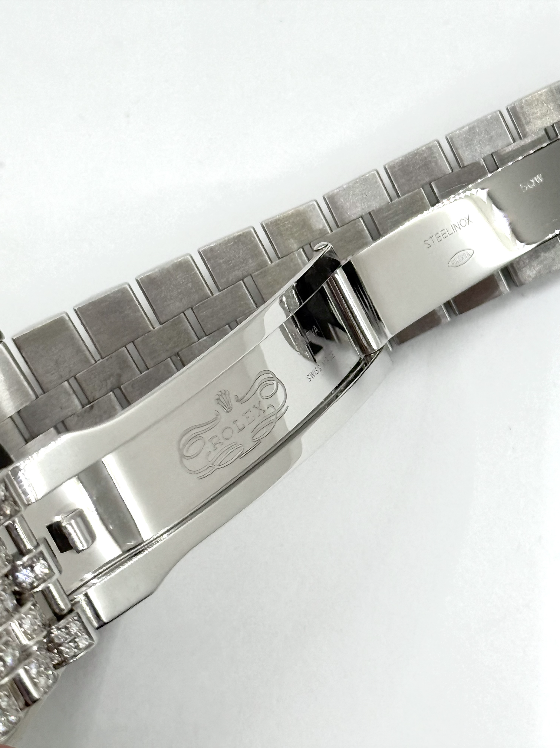 Rolex Datejust 41mm Steel Custom Diamonds