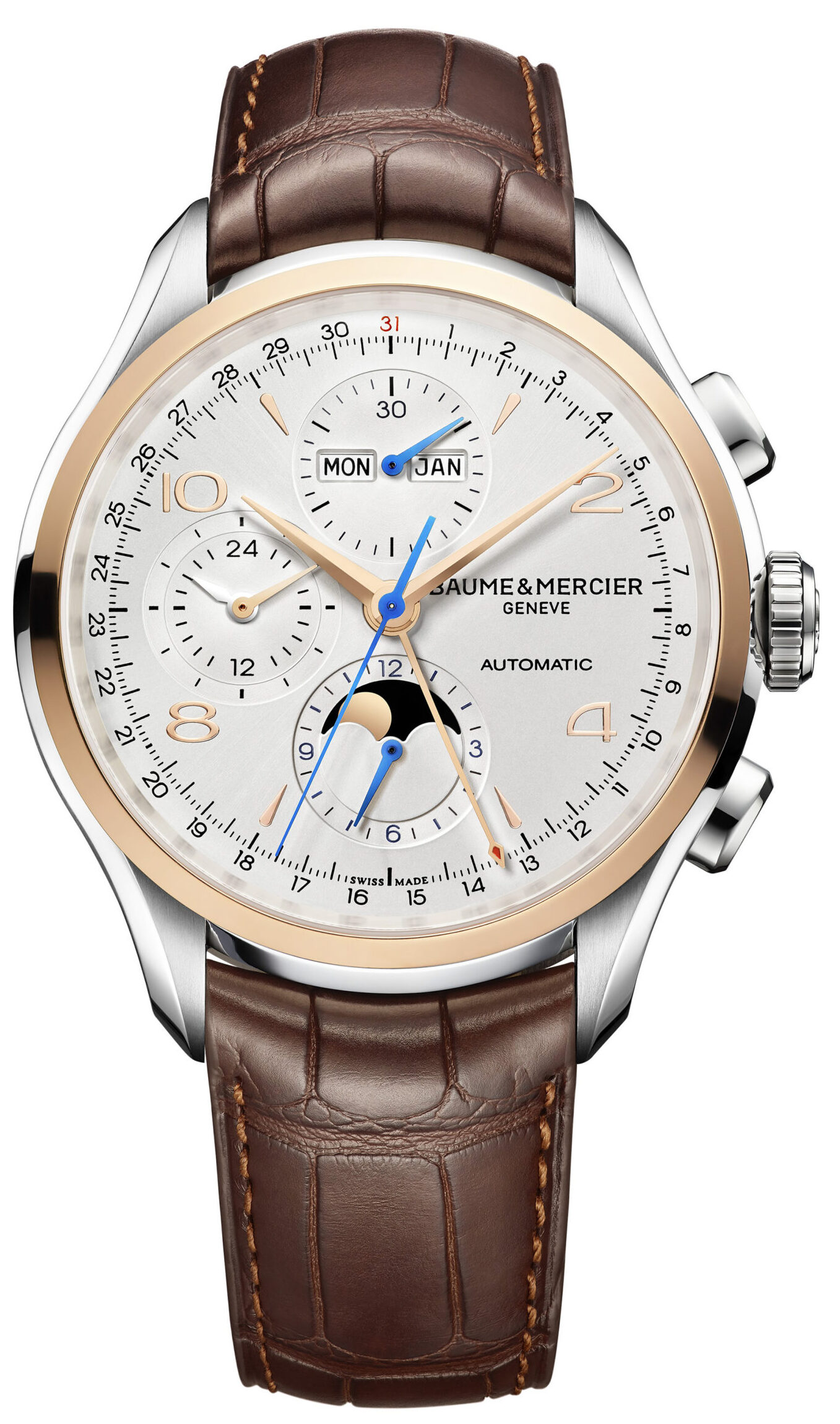 Baume & Mercier Clifton Chronograph Complete Calendar 43mm