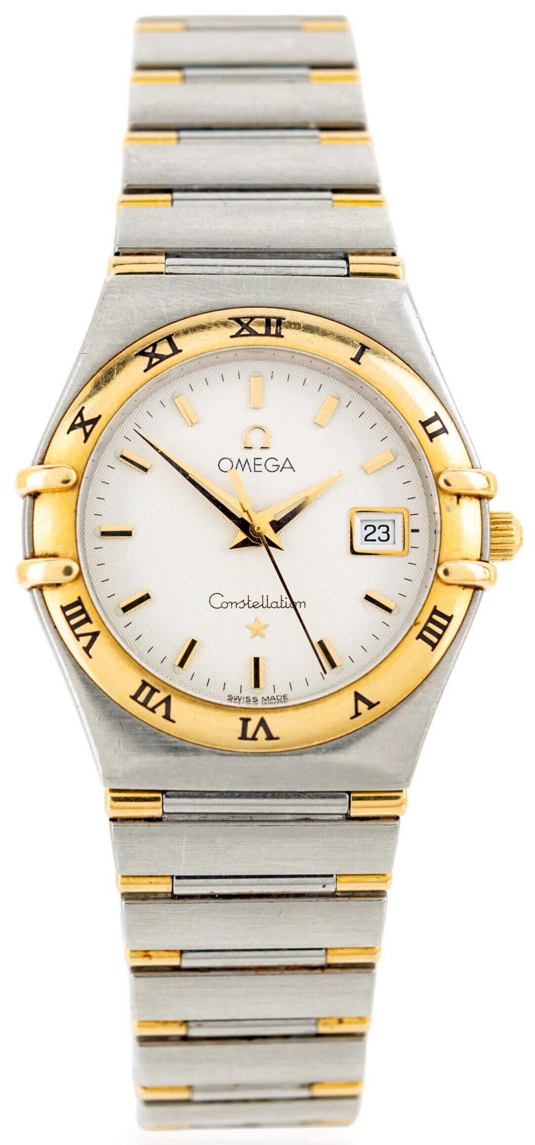 Omega Constellation 33 mm Steel and Yellow Gold