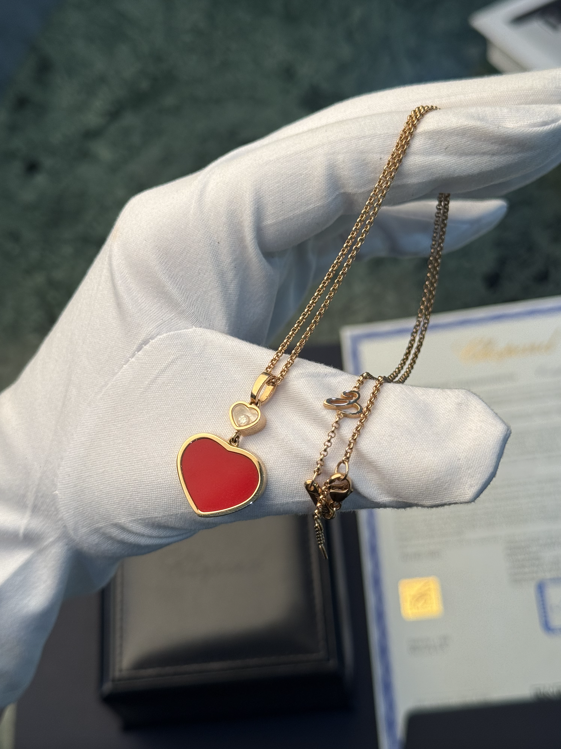 Подвеска Chopard Happy Hearts