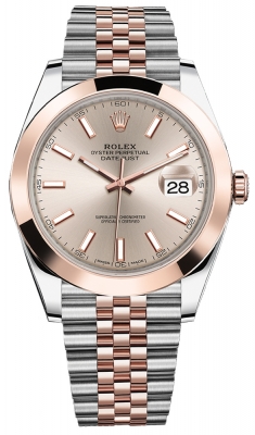 Rolex Datejust 41mm Steel and Everose Gold
