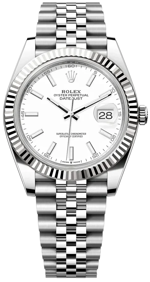 Rolex Datejust 41mm Steel and White Gold