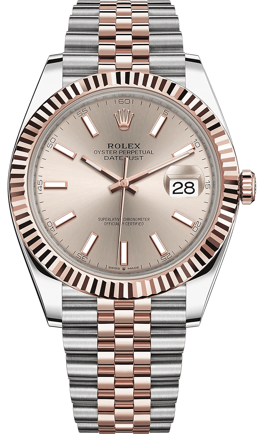 Rolex Datejust 41mm Steel and Everose Gold