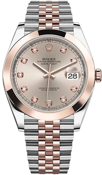 Rolex Datejust 41mm Steel and Everose Gold