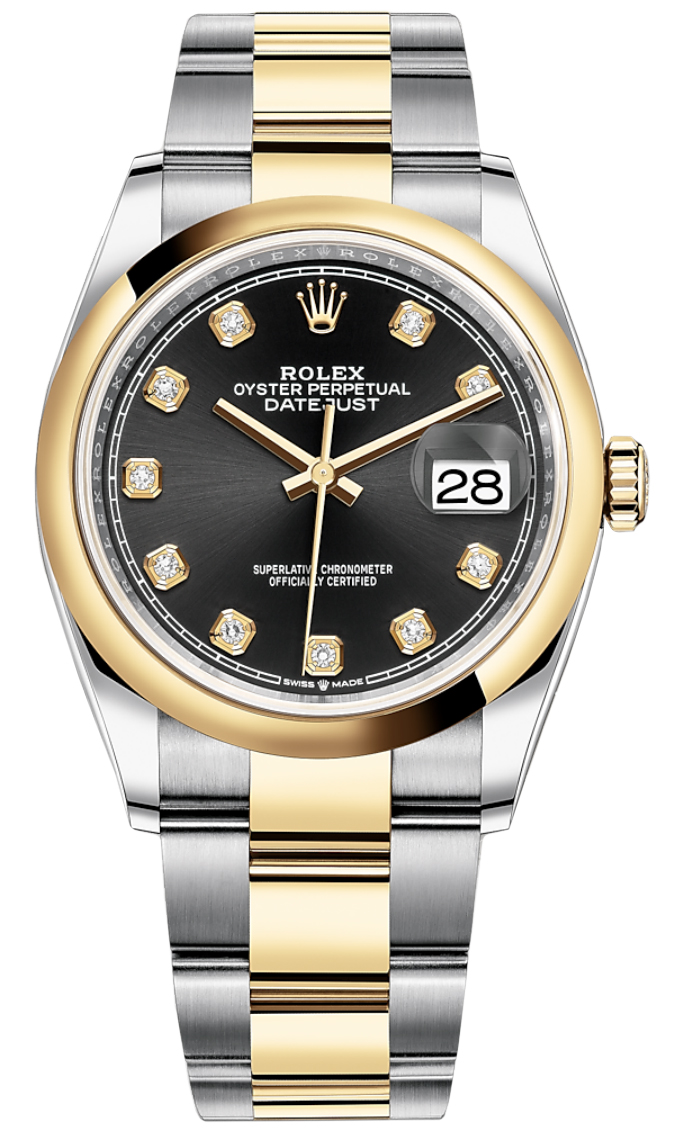 Rolex Datejust 36mm Steel And Yellow Gold