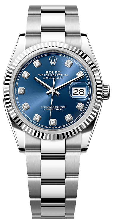 Rolex Datejust 36mm Steel and White Gold