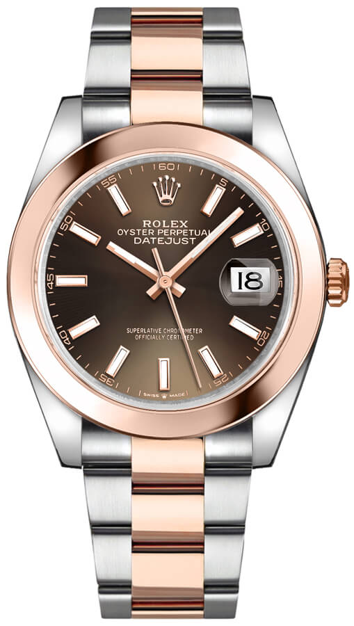 Rolex Datejust  41mm Steel and Everose Gold