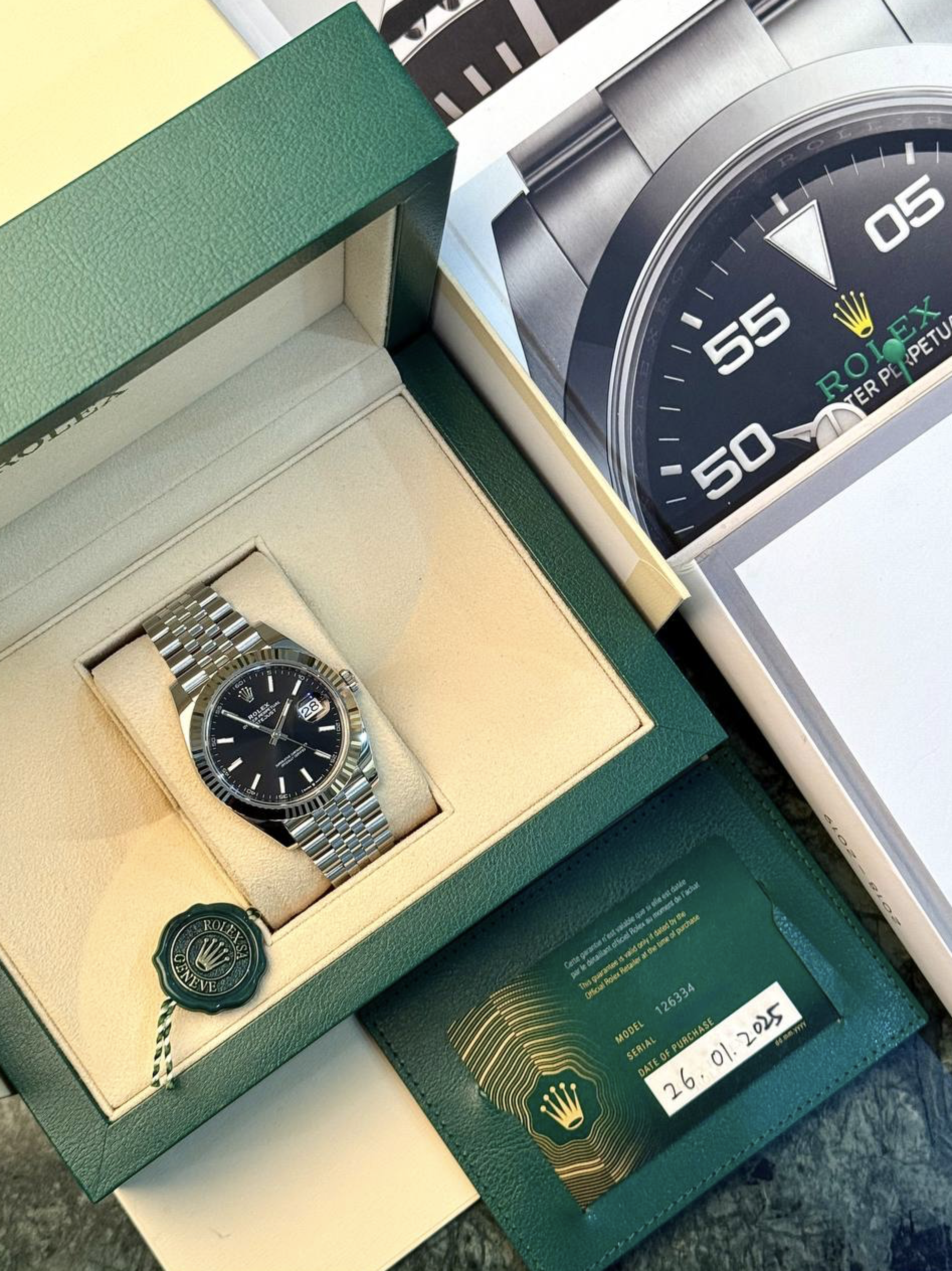 Rolex Datejust 41mm Steel and White Gold