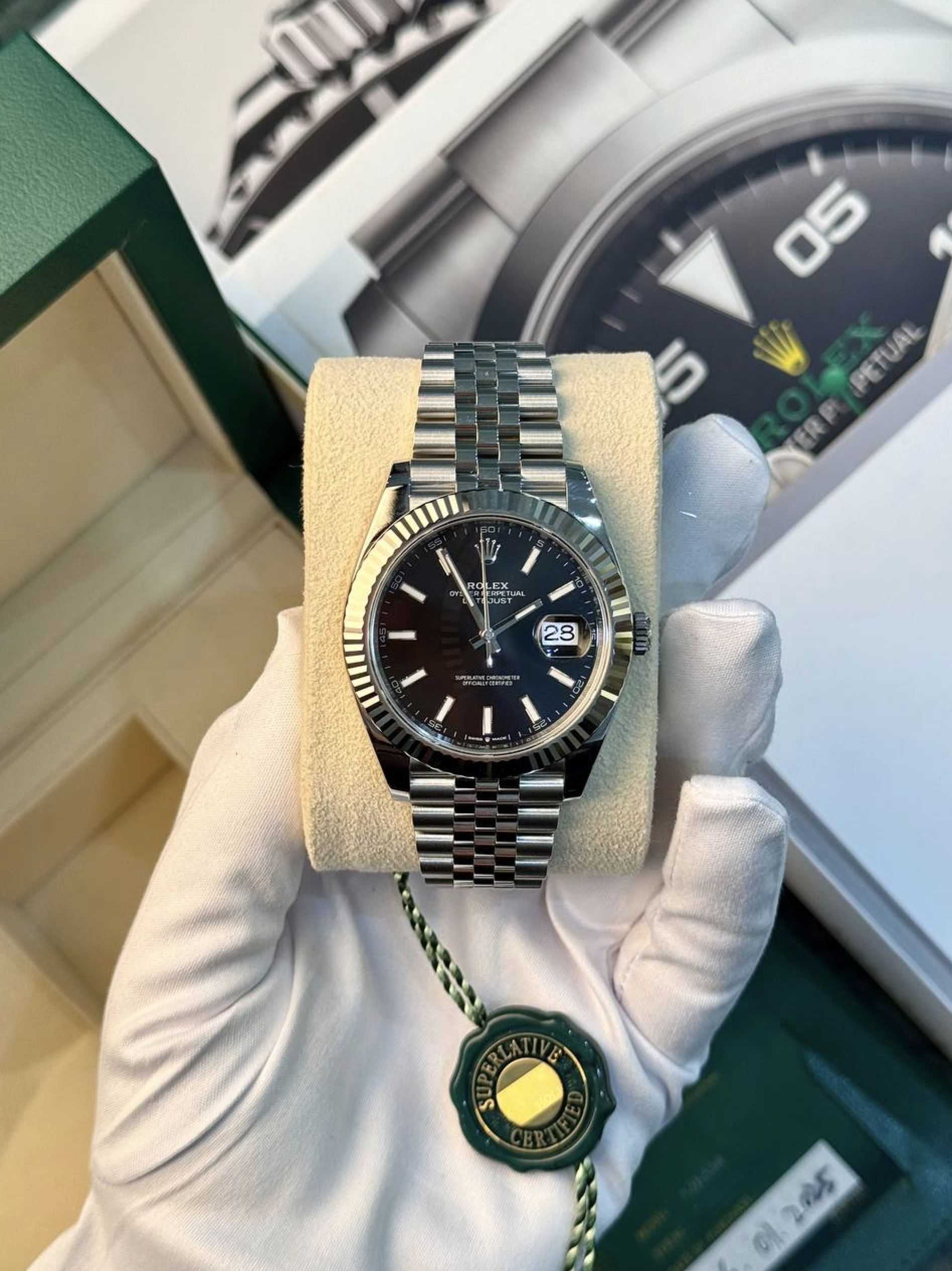 Rolex Datejust 41mm Steel and White Gold