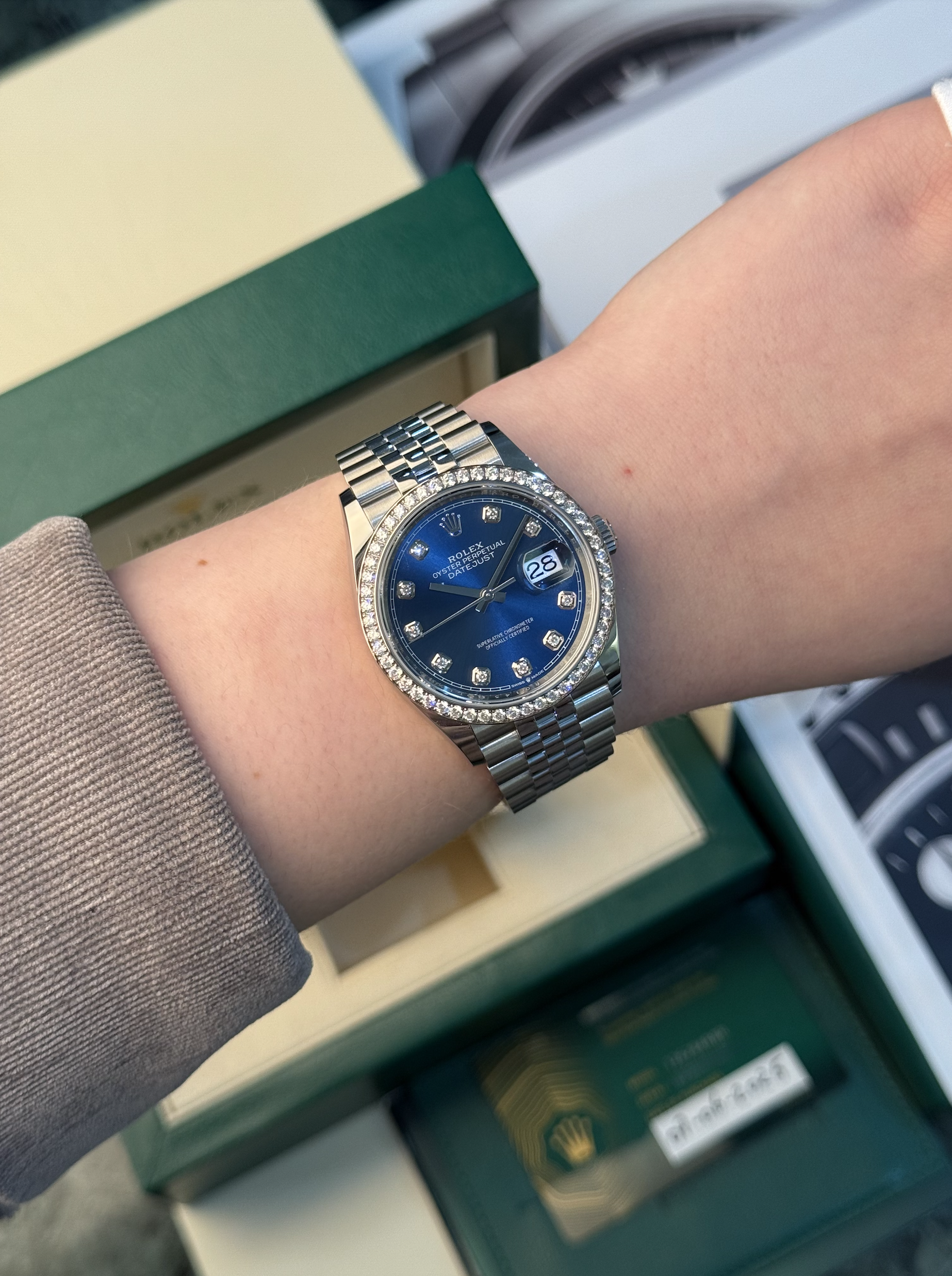 Rolex Datejust 36mm Steel and White Gold