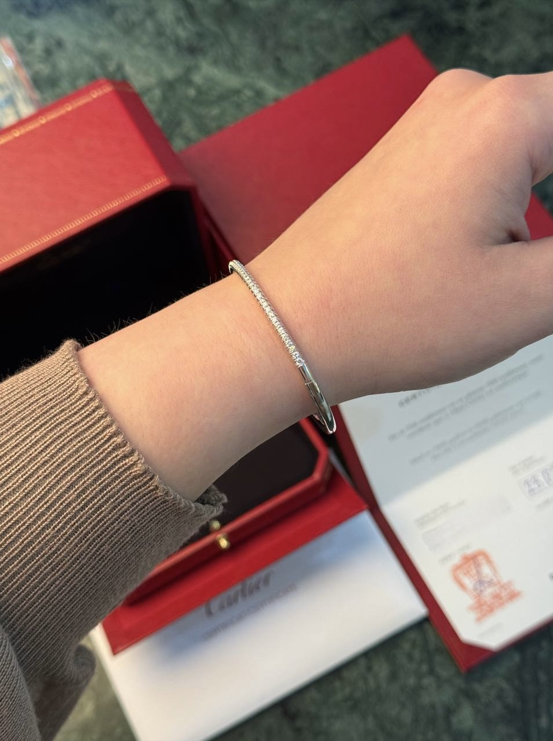 Браслет с бриллиантами Cartier Etincelle De Cartier