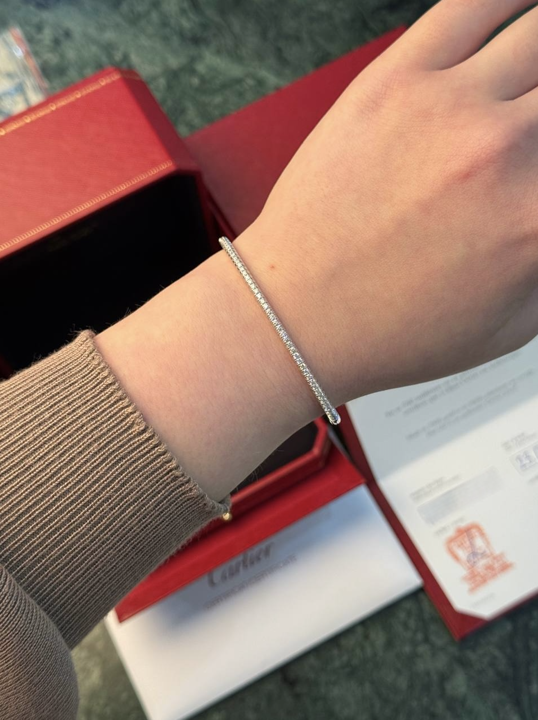 Браслет с бриллиантами Cartier Etincelle De Cartier