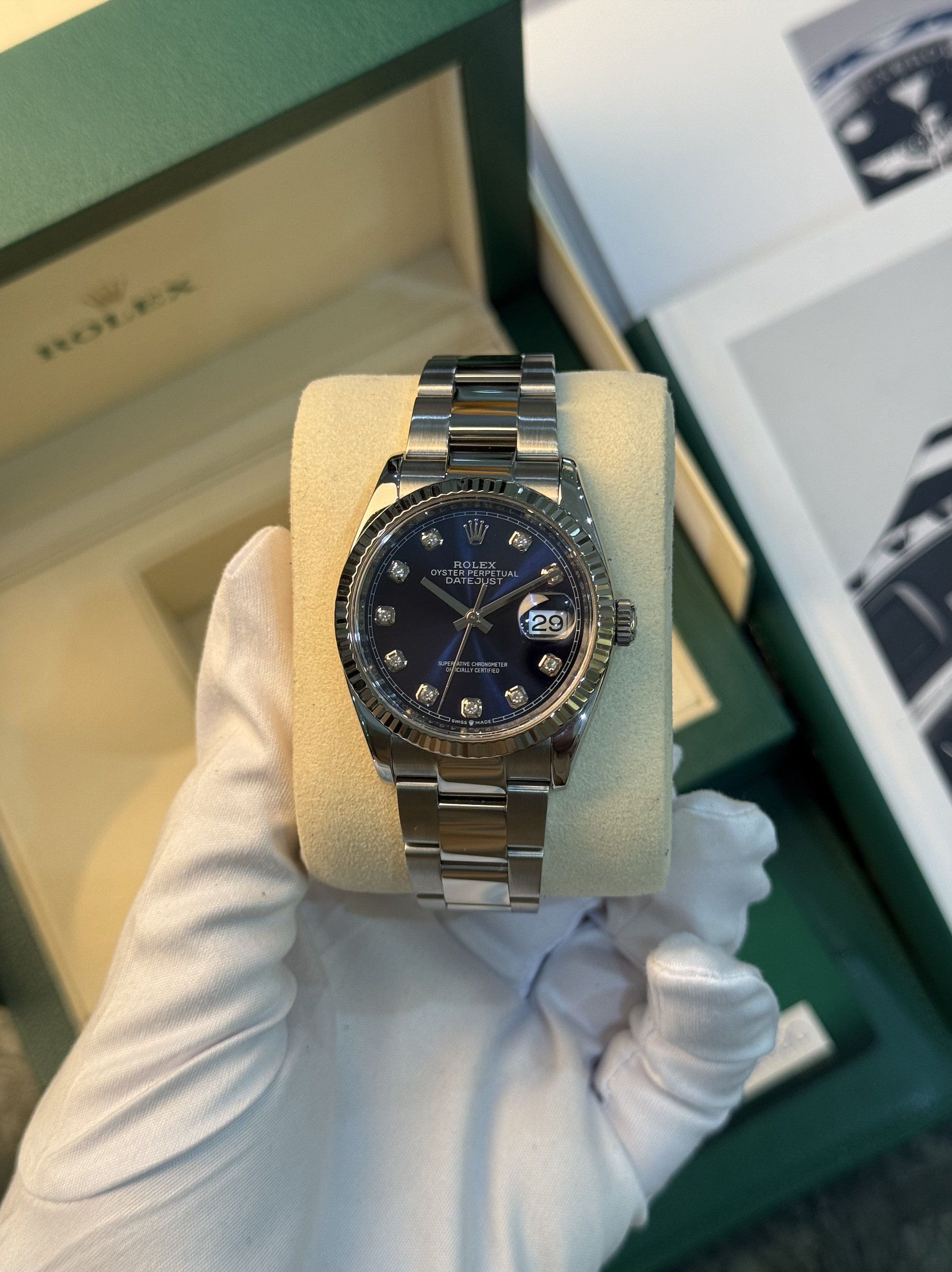 Rolex Datejust 36mm Steel and White Gold