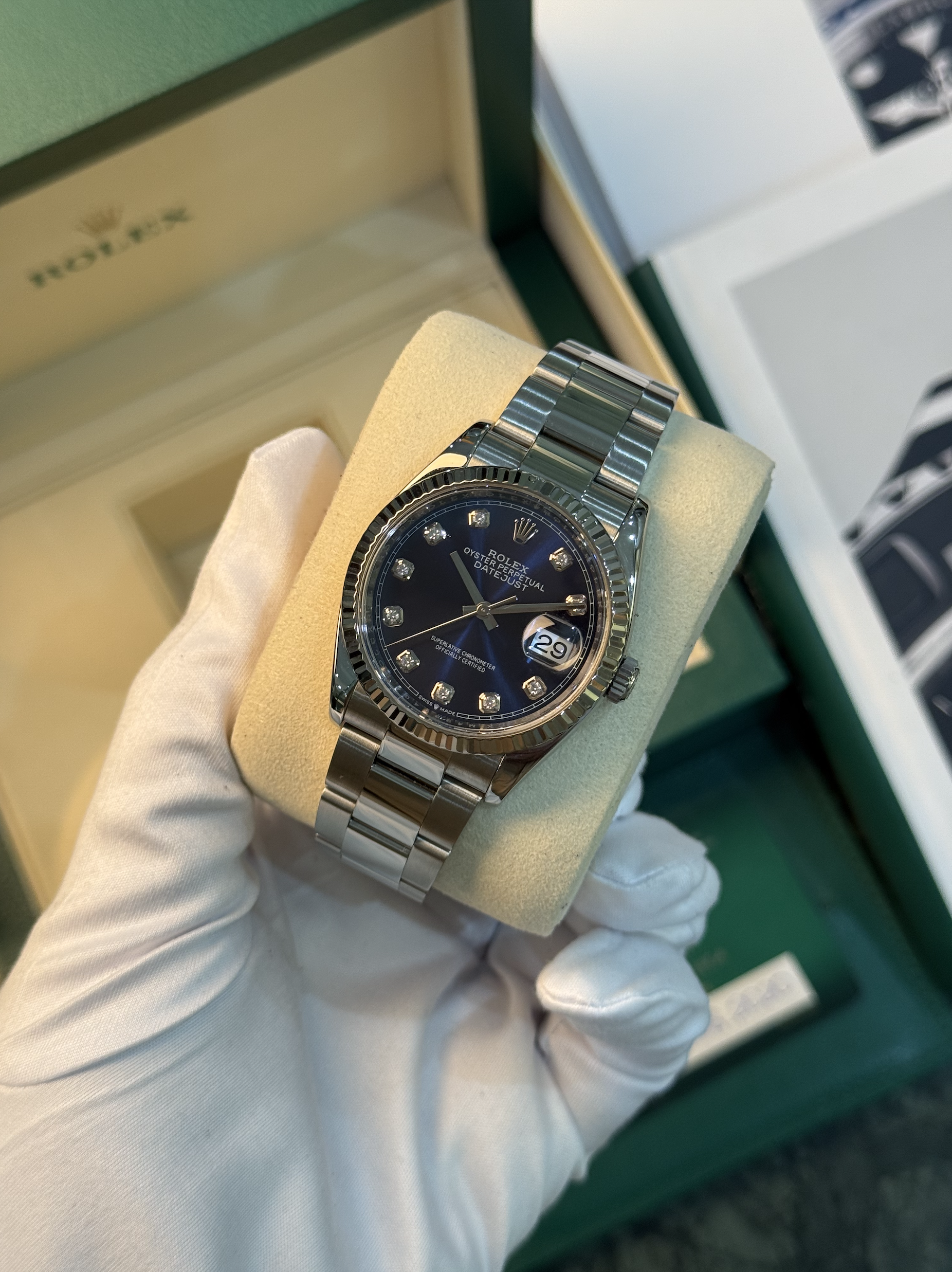 Rolex Datejust 36mm Steel and White Gold