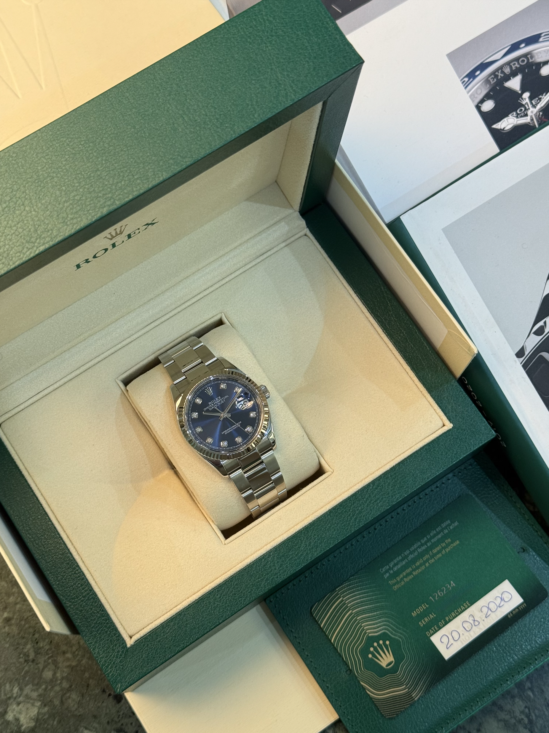 Rolex Datejust 36mm Steel and White Gold