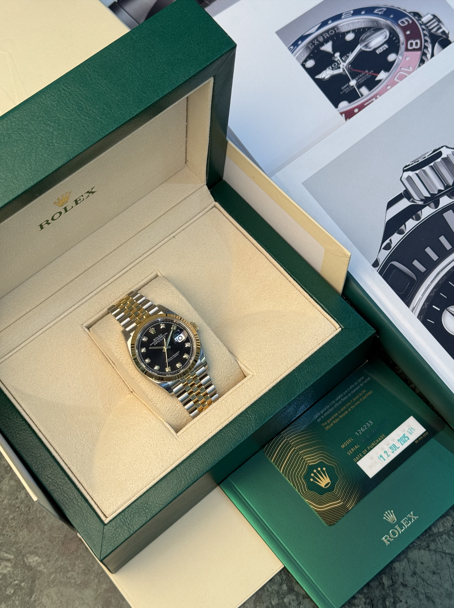 Rolex Datejust 36mm Steel and Yellow Gold