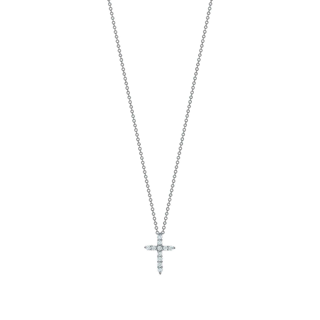 Подвеска Tiffany & Co Diamond Cross Pendant Mini