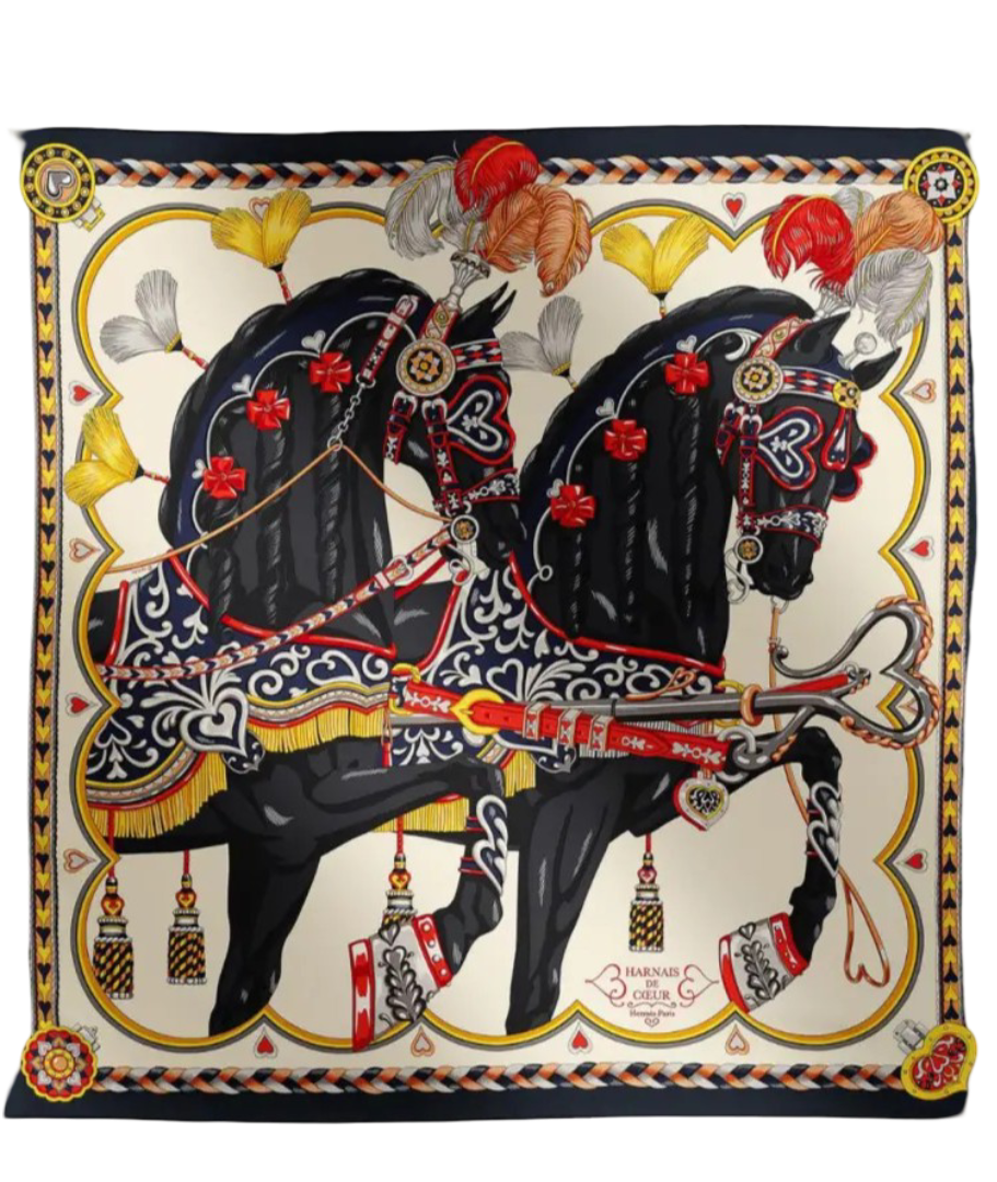 Шелковый платок Hermes