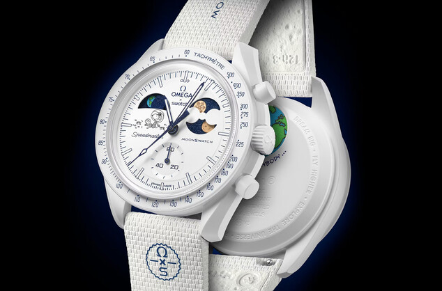 Moonswatch Mission To Earthphase Moonshine Gold «Cold Moon»