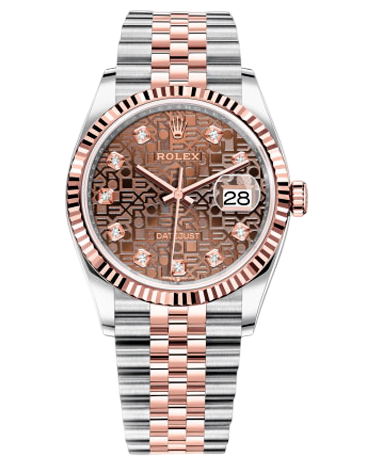 Rolex Datejust 36mm Steel and Everose Gold