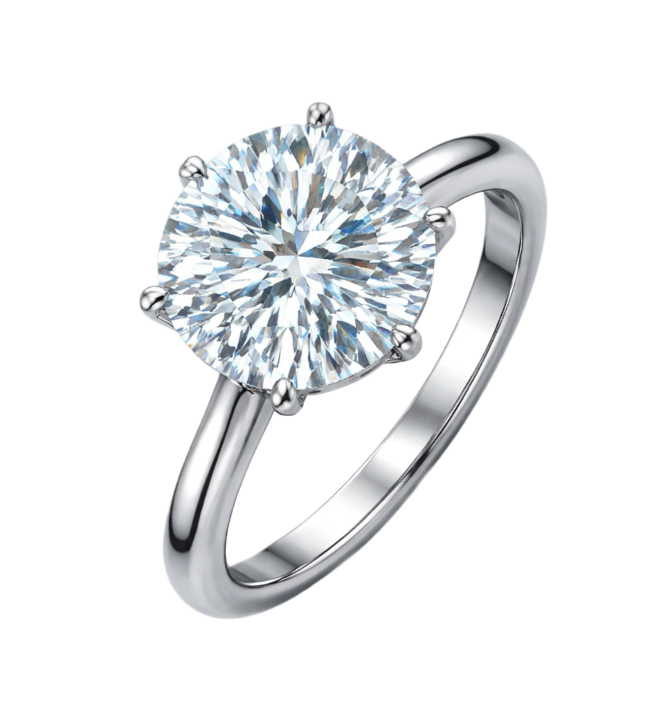 Кольцо с бриллиантом 5,80ct
