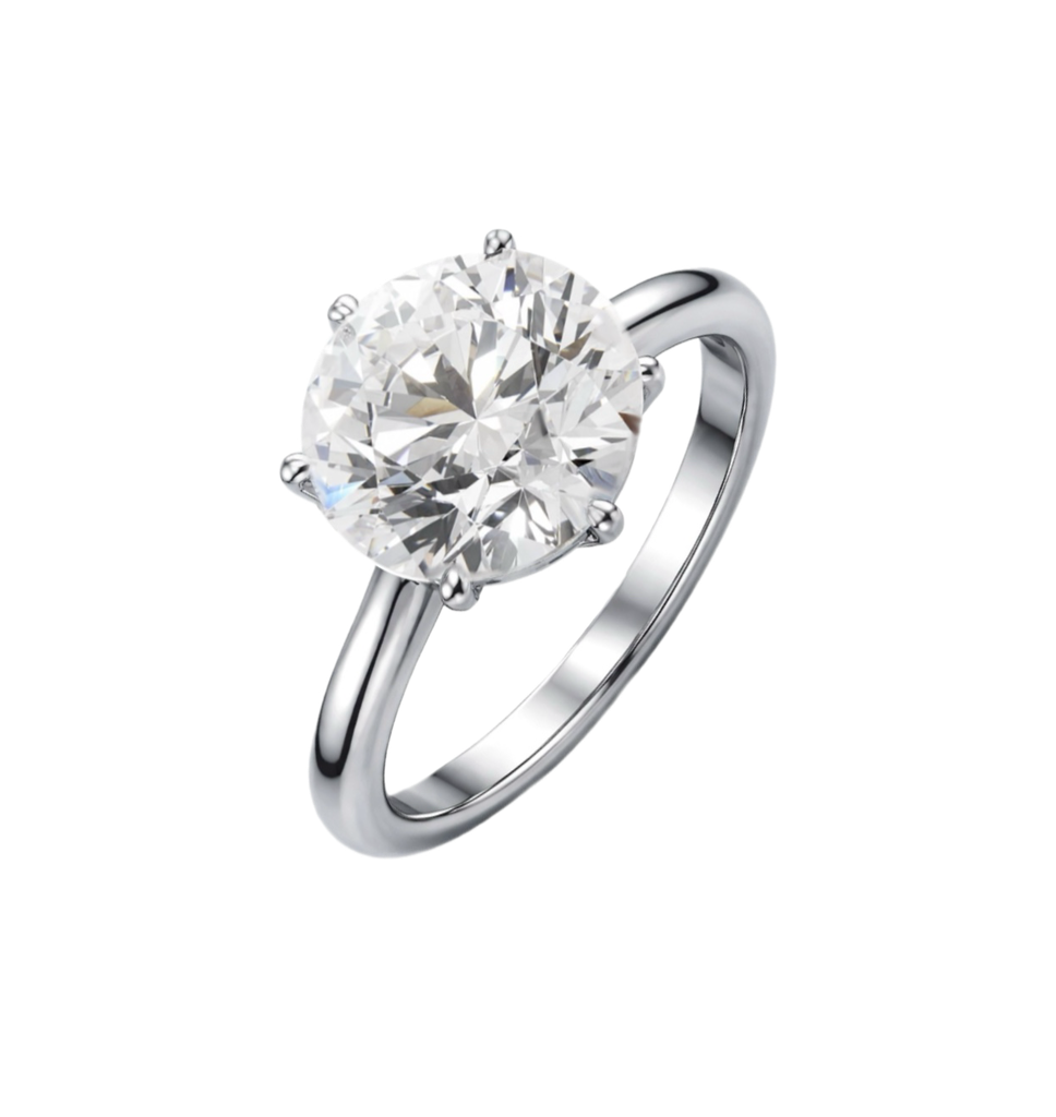 Кольцо с бриллиантом 5,80ct