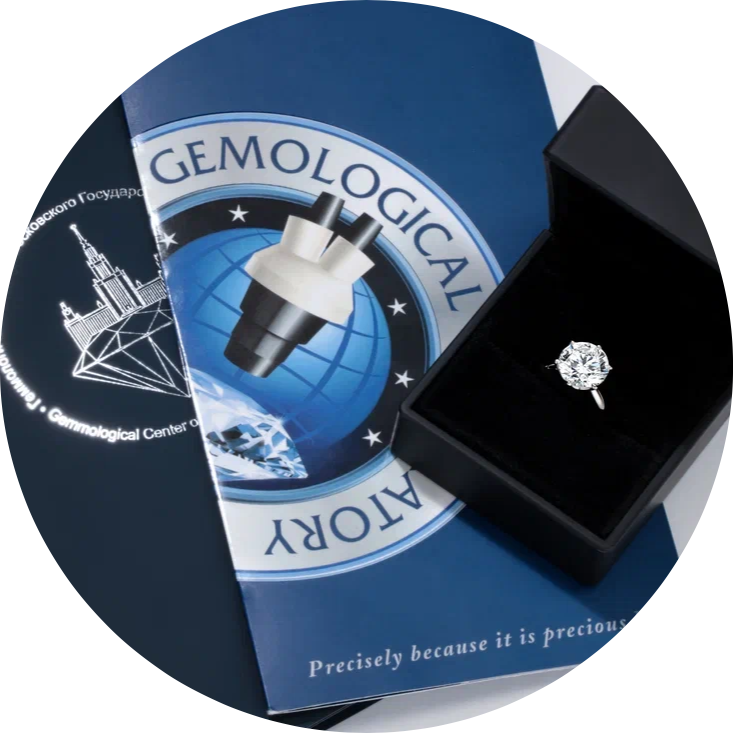 Equipment: X-ray fluorescence analyzer, calibrated scales, 10× loupe, UV lamp and a gemstone tester.