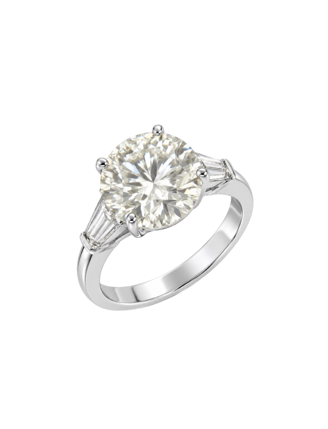 Кольцо с бриллиантом 4,08ct