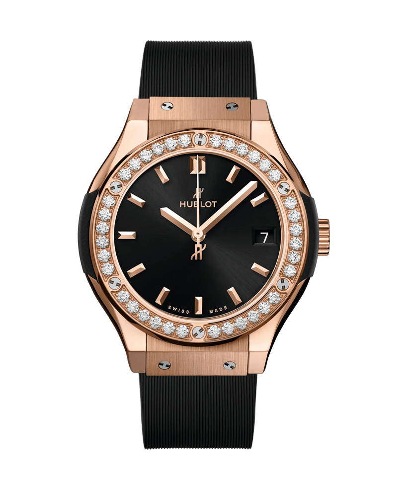 Hublot Classic Fusion King Gold Diamonds 33 мм
