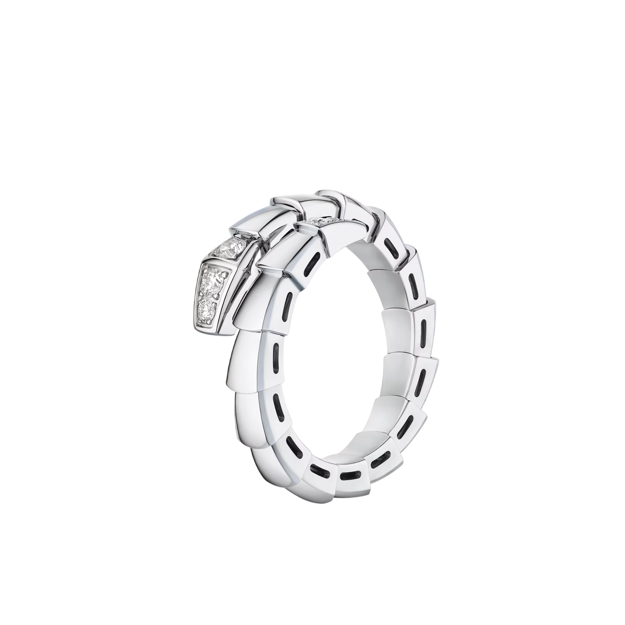 Кольцо Bulgari Serpenti Viper white gold